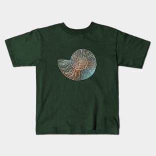 fossils and corals Kids T-Shirt